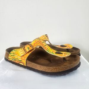 👡Birkenstock Papillio Gizeh Birko-Flor African Wax Sandals Women’s 41 Tropical